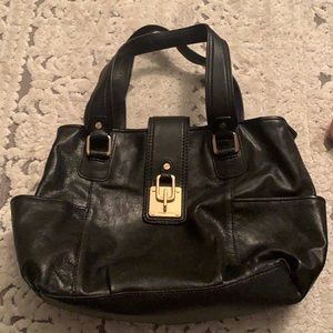 MICHAEL KORS BLACK LEATHER PURSE